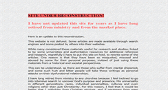 Desktop Screenshot of patriarchywebsite.com