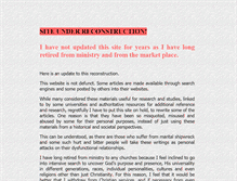 Tablet Screenshot of patriarchywebsite.com